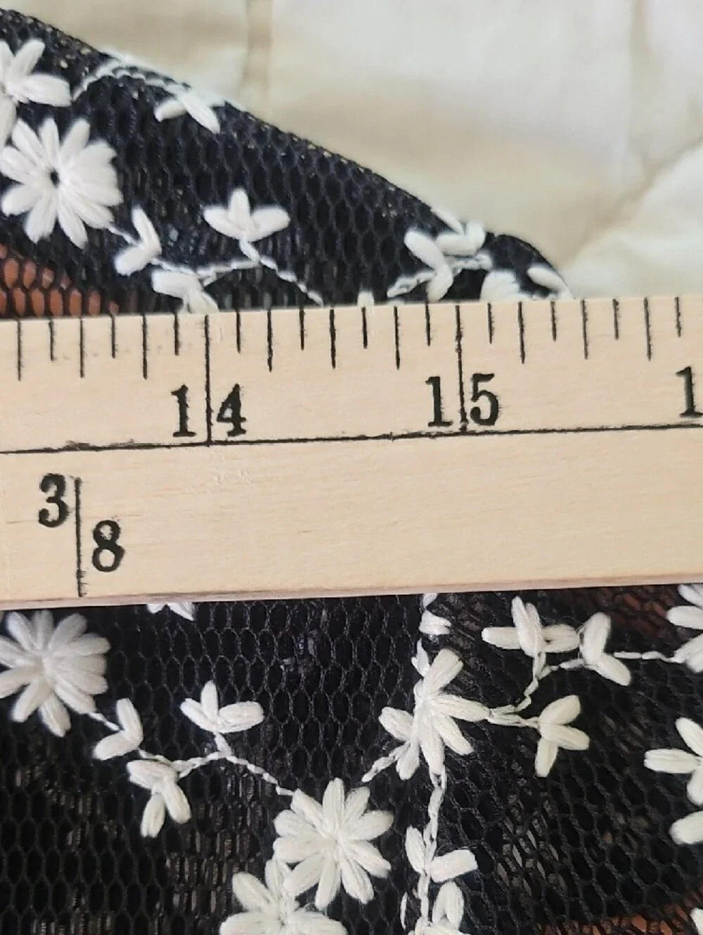 SB by Sachin & Babi Black  Mesh Moto Jacket w/ White Floral Embroidery- Size XS - Picture 4 of 12